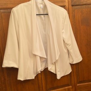 Large White Dressbarn Jacket